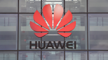 A Huawei logo
