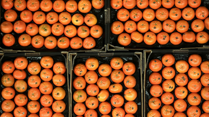 Mandarins sit on display at New Covent Garden wholesale market in London, Britain February 3, 2018.
