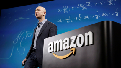 Amazon CEO Jeff Bezos at a company event