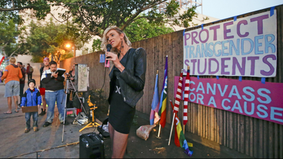 transgender student protest