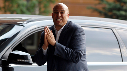 Newark City Mayor Cory Booker attends the Allen & Co Media Conference in Sun Valley, Idaho July 10, 2012.