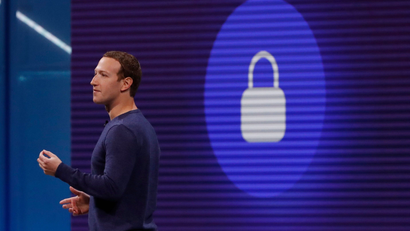 Facebook CEO Mark Zuckerberg speaks at Facebook Inc's annual F8 developers conference in San Jose, California, U.S. May 1, 2018.