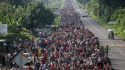 A caravan of thousands of migrants from Central America