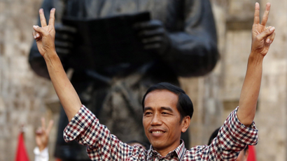 Indonesia's president-elect Joko Widodo