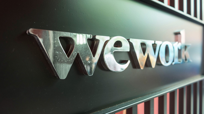 photo of wework sign