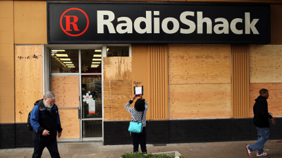 A boarded up Radio Shack retail store along Shattuck Avenue, in Berkeley