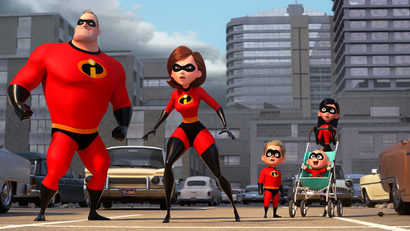 Movie still from "The Incredibles 2"