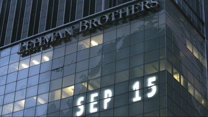 An image of the Lehman Brothers building.