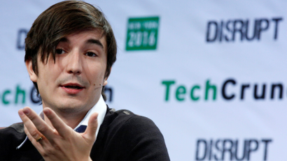 Vlad Tenev, co-founder and co-CEO of investing app Robinhood, speaks during the TechCrunch Disrupt event in Brooklyn borough of New York, U.S., May 10, 2016.