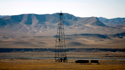 An oil installation is seen in an area near Herat December 17, 2009.