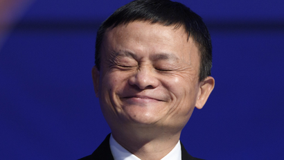 China's Jack Ma, Founder and Executive Chairman of Alibaba Group smiles during a panel session during the 47th annual meeting of the World Economic Forum, WEF, in Davos, Switzerland, 18 January 2017. The meeting brings together enterpreneurs, scientists, chief executive and political leaders in Davos January 17 to 20.