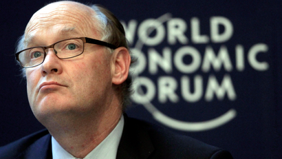 Douglas Flint, Group Chairman of HSBC Holdings attends the annual meeting of the World Economic Forum (WEF) in Davos January 26, 2013.