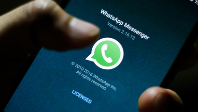 Online messaging applications WhatsApp