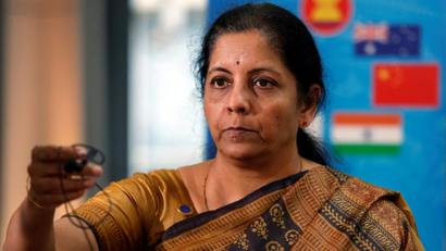 India's new finance minister Nirmala Sitharaman will represent the country at G20 tax discussions in Tokyo.