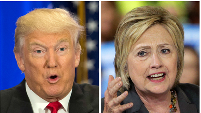 Donald Trump and Hillary Clinton debate