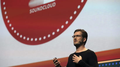 Berlin's SoundCloud CEO Alexander Ljung attends the LeWeb technology conference near Paris