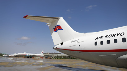 Air Koryo planes on the airport tarmac in Pyongyang, North Korea, 18 April 2017 (issued 25 April 2017). According to media reports on 25 April 2017, Air China is to resume service between Beijing and Pyongyang on 05 May 2017, amid growing speculations that the US may push for a global ban on Air Koryo, North Korea's state-owned national flag carrier airline.