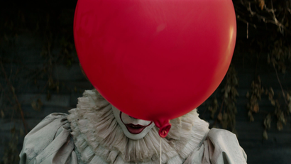 Pennywise in the 2017 adaptation of Stephen Kings "It"