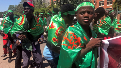 Islamic Movement of Nigeria protesters take part in a march in Abuja, Nigeria October 30, 2018.