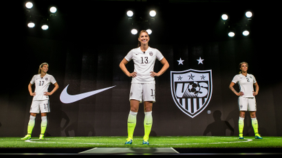 Nike's US women's soccer jerseys