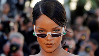 Rihanna in sunglasses at the screening of the film "Okja