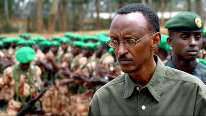 kagame and troops