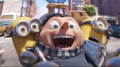 The character Gru with his Minions in Minions 2