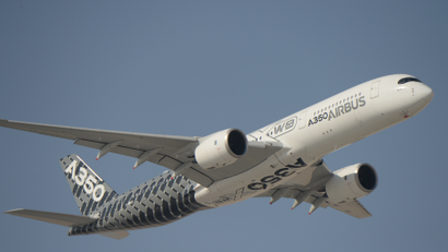 Airbus’ A350 XWB – which took part in the Dubai Airshow’s Day 2 flight presentations – brings together the latest in aerodynamics, design and advanced technologies