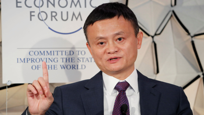 Jack Ma, chairman of Alibaba Group attends the World Economic Forum (WEF) annual meeting in Davos, Switzerland, January 23, 2019.