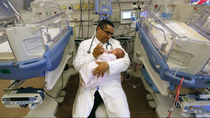 doctor with baby
