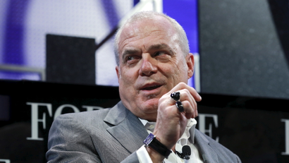 Mark Bertolini, Chairman and CEO of Aetna, participates in a panel discussion at the 2015 Fortune Global Forum in San Francisco, California November 3, 2015.