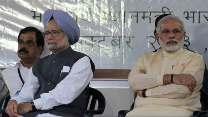 India-Manmohan Singh-Narendra Modi