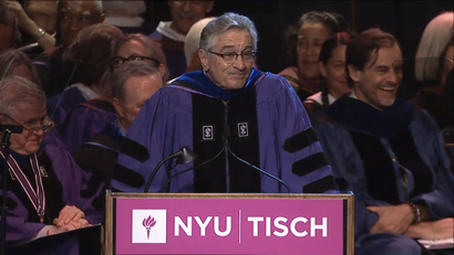 Robert De Niro NYU commencement speech