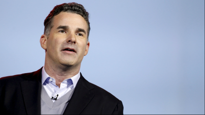 Founder and CEO of Under Armour Kevin Plank speaks during an IBM keynote address at the 2016 CES trade show in Las Vegas, Nevada