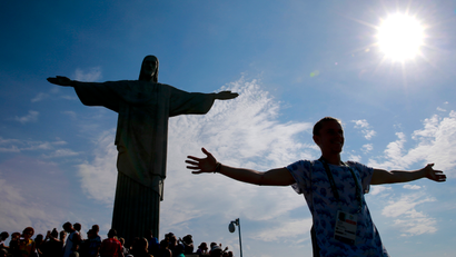 christ the redeemer religious statue