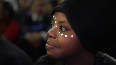 Johannesburg female learner gaze