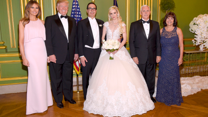 Louise Linton, author of panned white savior memoir, marries White House treasury secretary