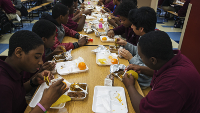 School lunch menus could have a smaller carbon footprint.