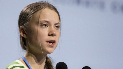 Greta Thunberg speaks at COP25