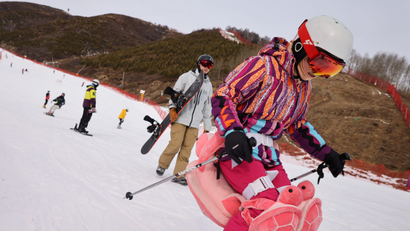 China's snow sports economy is only in its infancy but quickly picking up speed.