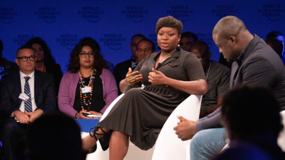 Fatoumata Ba, Founder and Chief Executive Officer, Janngo, France; Young Global Leader speaking during the session Africa’s Innovators of the Year at the World Forum World Economic Forum on Africa 2019.