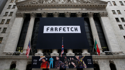 Farfetch had a strong opening day on the New York Stock Exchange.