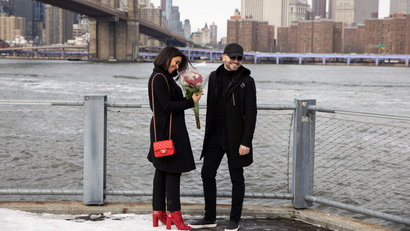 Valentine's Day in New York during the coronavirus pandemic