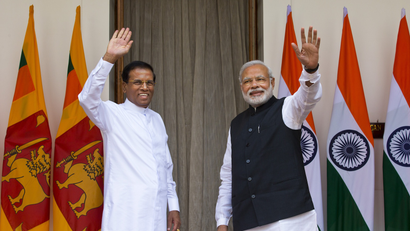 Sri Lanka-Narendra Modi-Mithripala Sirisena