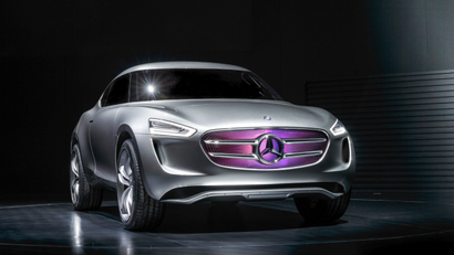 Mercedes-Benz Vision G-Code: Das Showcar wurde vom Lifestyle und den digitalen Kulturen der zeitgenössischen chinesischen Gesellschaft inspiriert. Mercedes-Benz Vision G-Code: A sporty crossover show car, inspired by the lifestyles and digital cultures of contemporary Chinese society.