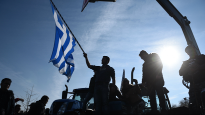 Greeks protest against reforms in bailout programs
