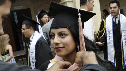 Fabiola Santiago, an undocumented UCLA student with a masters degree in Public Heath,