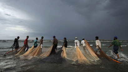 Pakistani fishermen