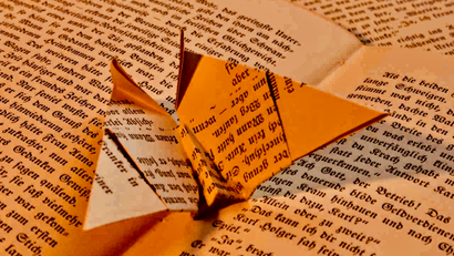 Book origami.