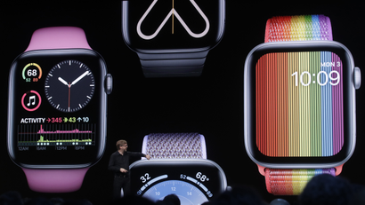 Apple's Kevin Lynch speaks on Apple Watch at the Apple Worldwide Developers Conference in San Jose